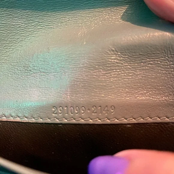 EUC Gucci Guccissima Long Wallet w/COA (Painted) - Picture 9 of 11